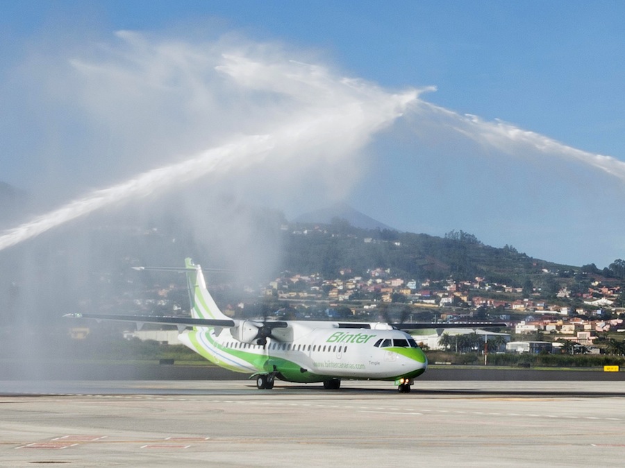 Nuevo Binter ATR 72-600. Fotografía: Binter Canarias