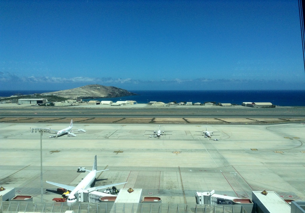 Pistas del aeropuerto de Gran Canaria.