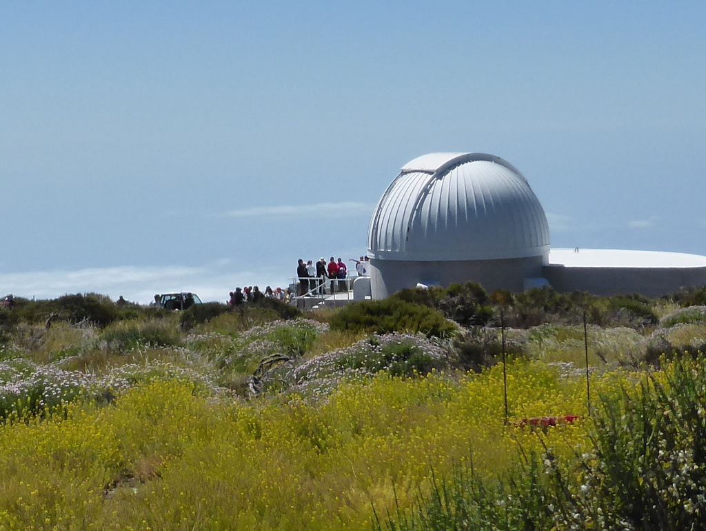 Uno de los telescopios del Observatorio del Teide, Tenerife