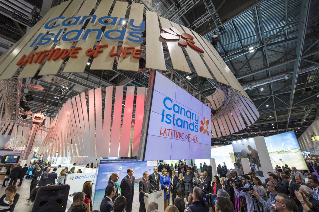 Stand de Canarias en la WTM de Londres