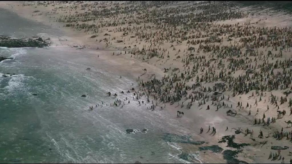 Playa de El Cotillo en una captura del trailer definitivo de Exodus