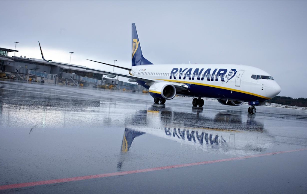 Avión de Ryanair. Foto: Ryanair